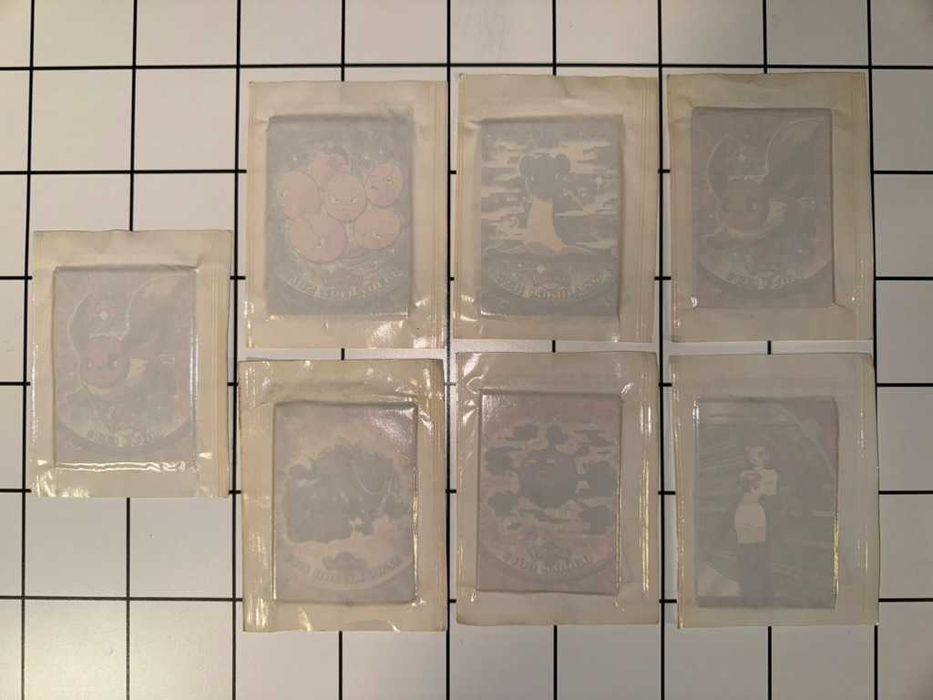Booster x 7 - Topps - Pokemon - 4 cartas - Seladas - Francês
