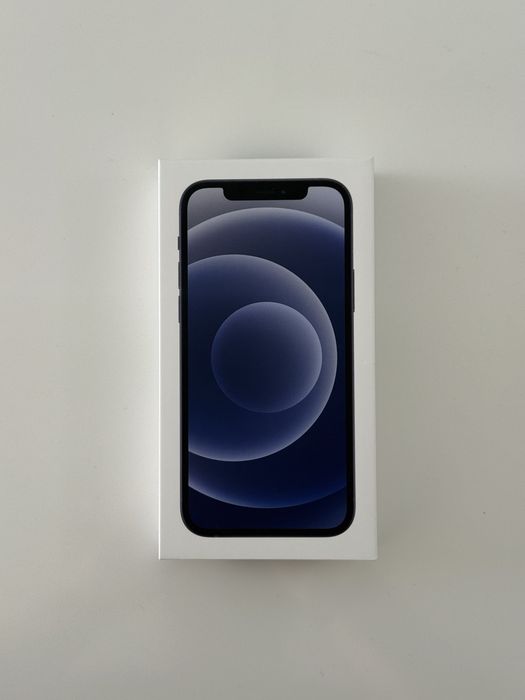 iPhone 12 NOVO 64GB Preto + Capa Transparente NOVA