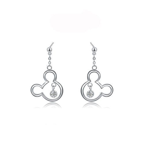 Brincos e cabide mickey. Novos