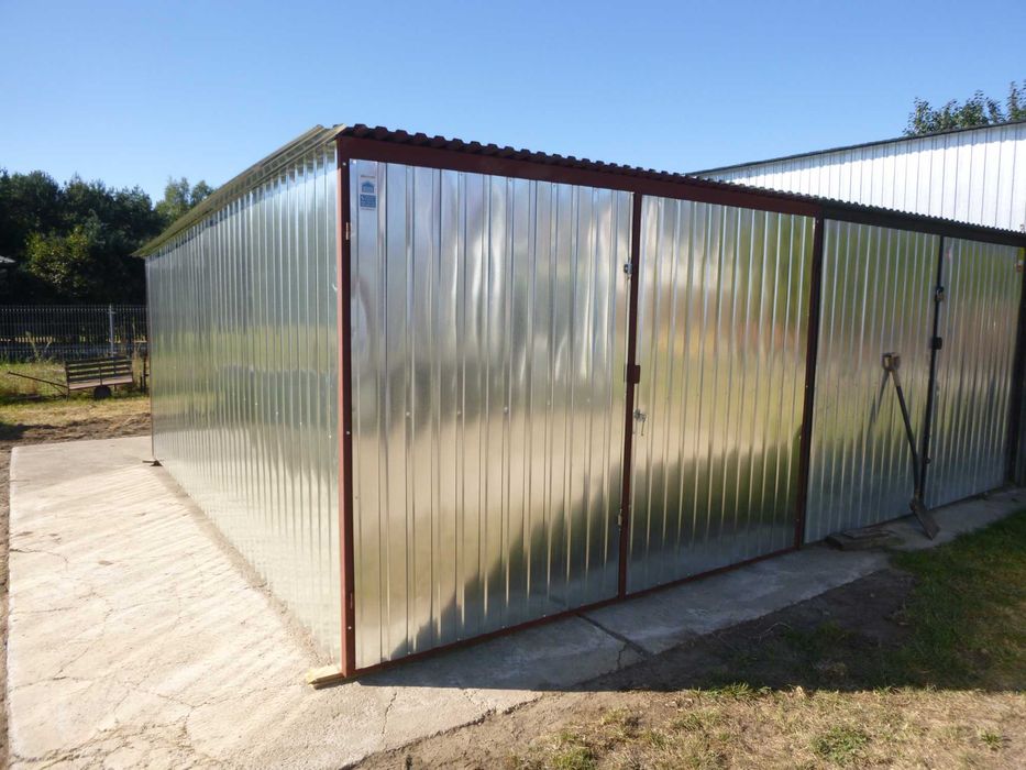 Garaże Blaszak Garaż Blaszany 6x5 6x6 Konstrukcja WZMOCNIONA Garaże