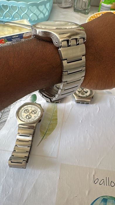 Bracelete (pulseiras)em aço para relógio swatch irony 23mm