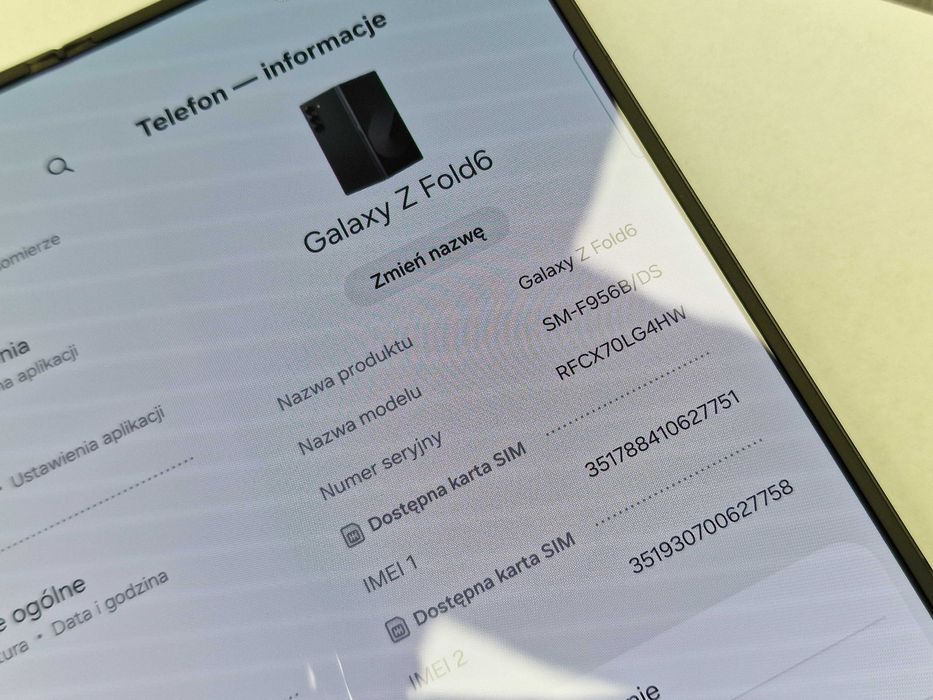 Samsung Galaxy Z Fold6/ 12GB/ 512GB/ Crafted Black/ Grade A + ładowarka/ Gwarancja