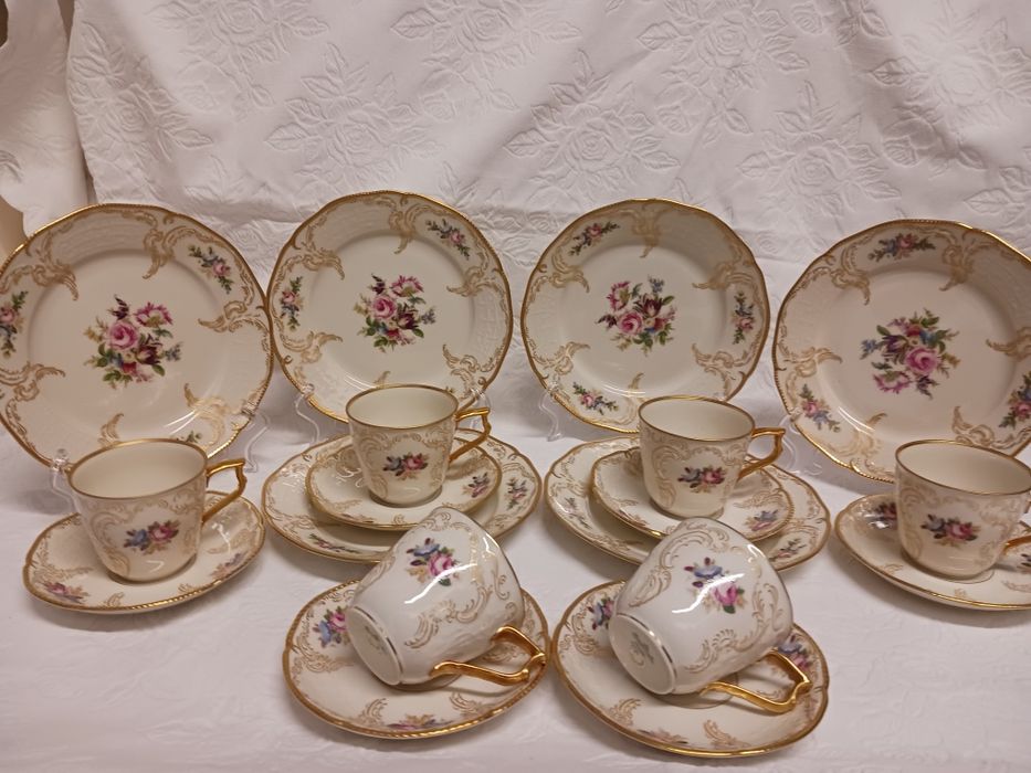 Rosenthal Sansoucci Diplomat trio filizanki serwis