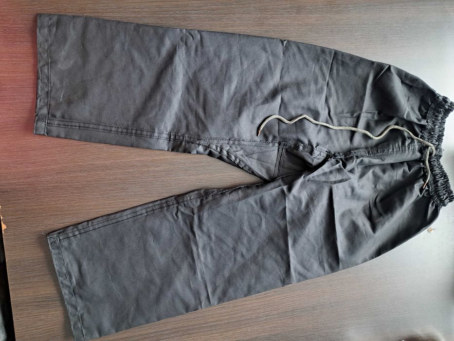 Kimono do karate dla dziecka czarne  150 cm + pas biały - do zszycia