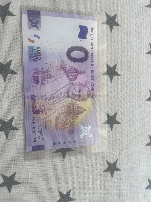 Kolekcjonerski banknot 0 eiro