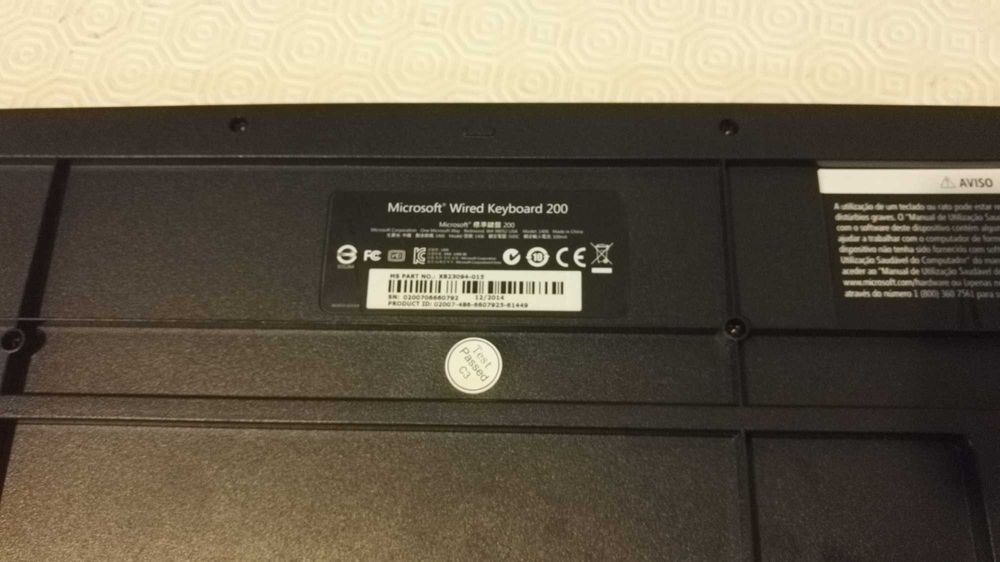 Teclado Microsoft 200