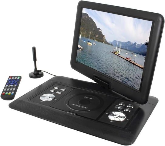 Przenośny odtwarzacz DVD z tunerem DVB-T2 HD i ekranem TFT 15,4
