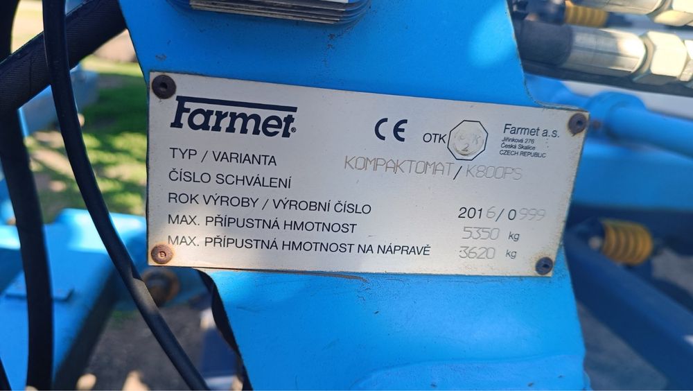 Культіватор компактор Фармет(Farmet)K800ps