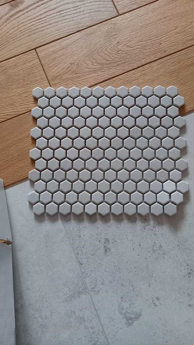 Raw Decor płytka Heksagon Mały Jasno Szary Matowy