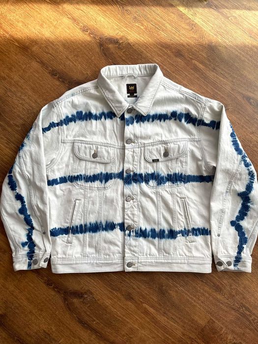 Kurtka Jeansowa Lee Relaxed Rider Jacket Acid 90's Rozmiar L