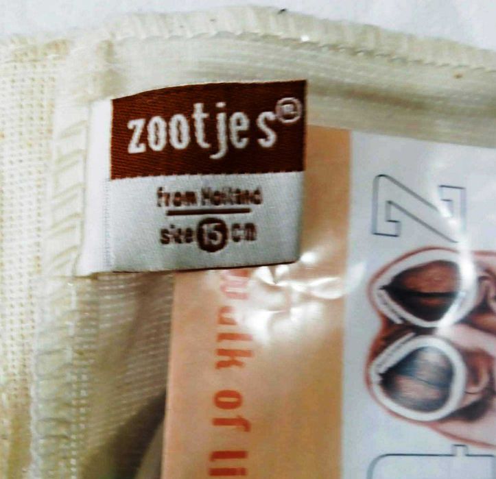 Дитячі тапки пінетки Zootjes на липучках. Натуральна шкіра Нідерланди