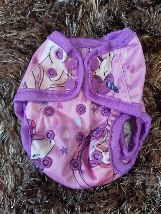 Nowy otulacz nb newborn PUL dla dziewczynki