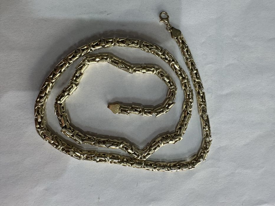 Zloty Łancuch 585 14 k wzor krolewski