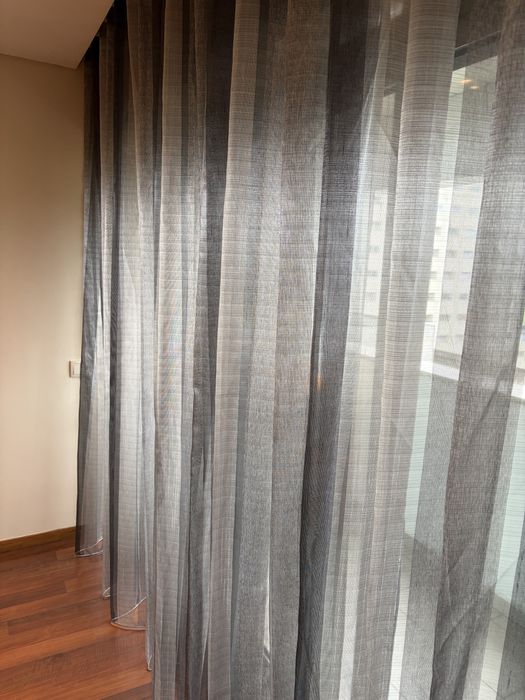 Cortina Onda Tons cinza