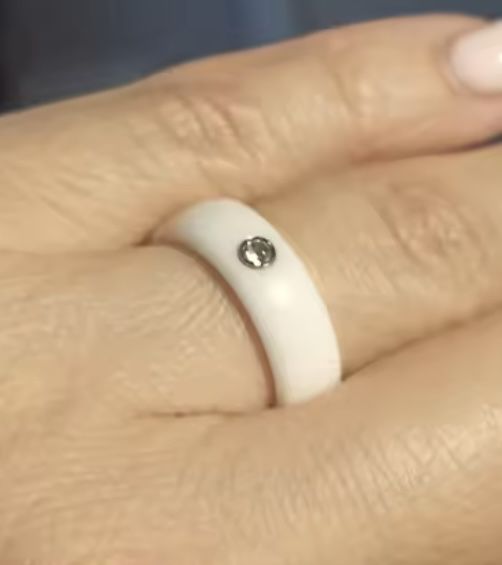 Новое кольцо из керамики,колечко керамика,каблучка керамічна,обручка