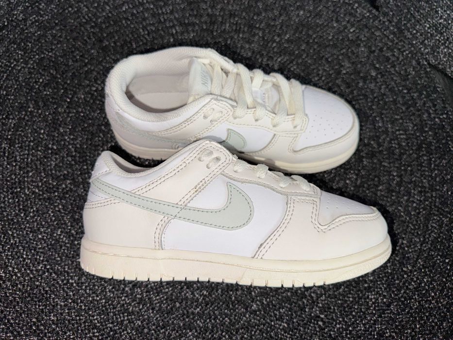 Шкіряні кросівки nike dunk low, оригінал, р-р 31,5, уст 20 см