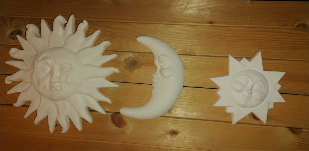 Peças em gesso decorativas