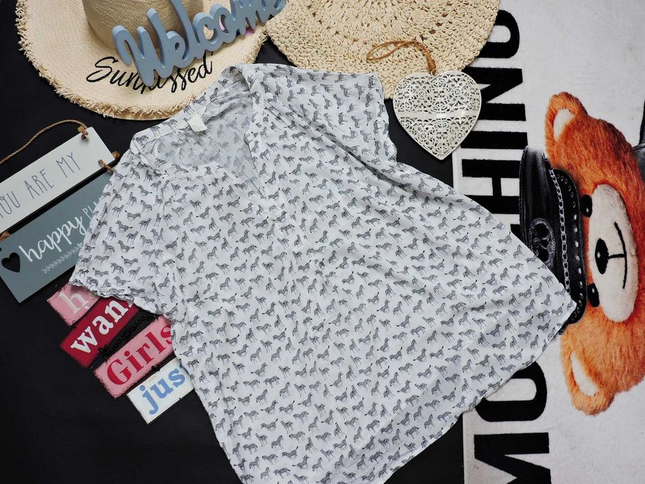 H&M Mama ciążowa bluzeczka zebry XL