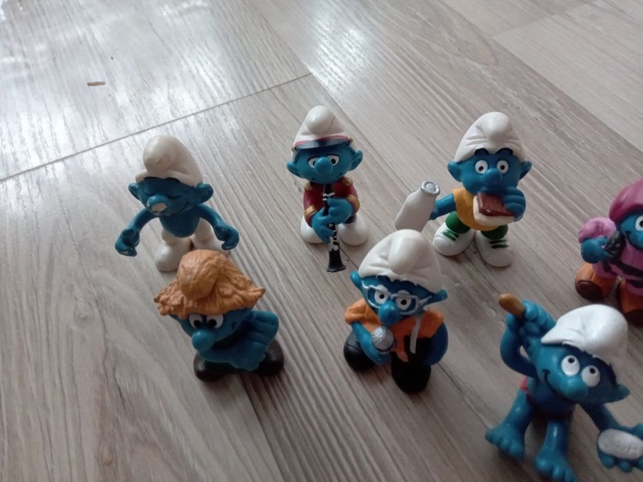 Smerfy figurki zestaw 12 sztuk ładne