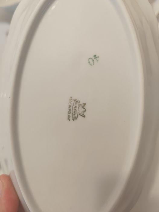 Zestaw starej porcelany Karolina lata 50, 60