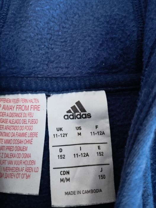 Bluza Adidas rozm z metki 152 cm.