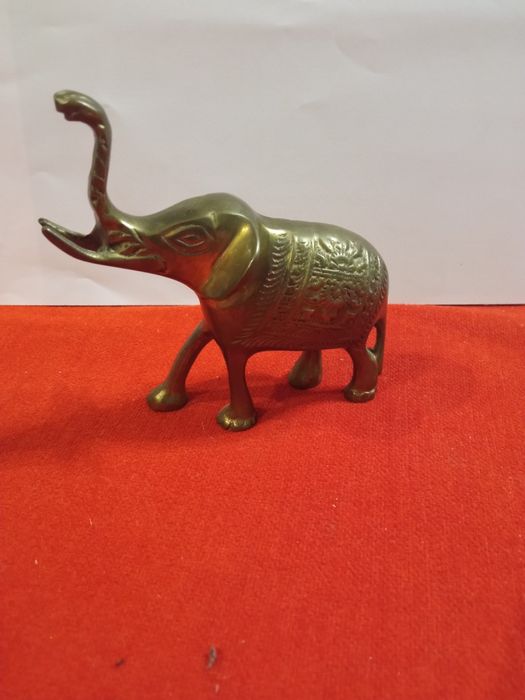 Słoń mosiądz PRL