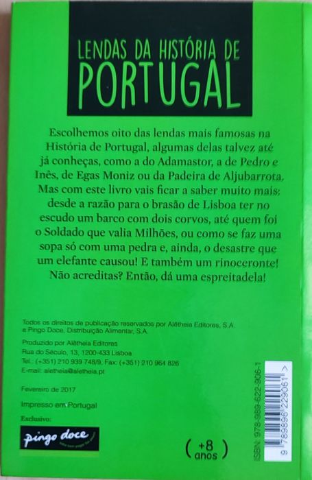 Livro "Lendas da História de Portugal" - Maria João Matos