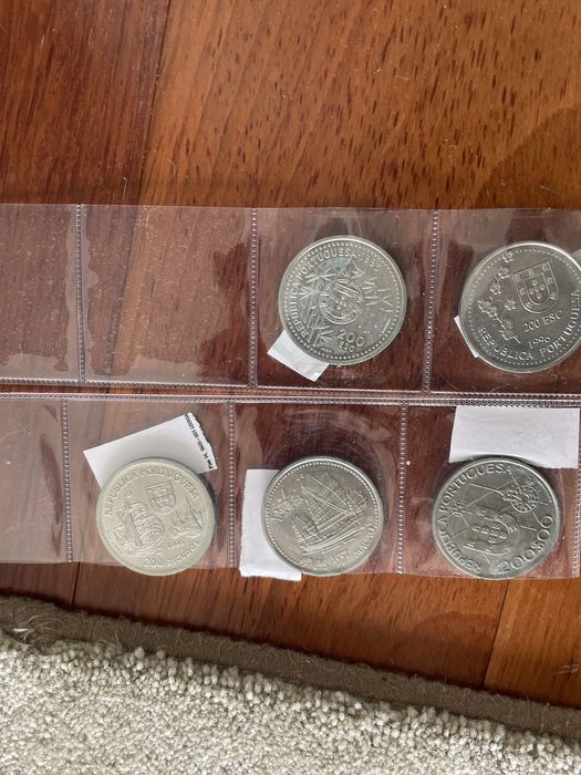 Moedas 200 escudos | 1994, 97, 98, 99 e 2000