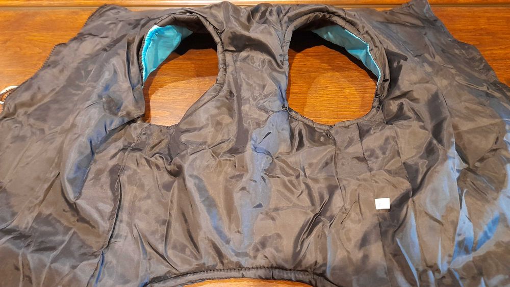 Ubranko dla psa, nieprzemakalne, nowe, zimowe, zapinane do smyczy