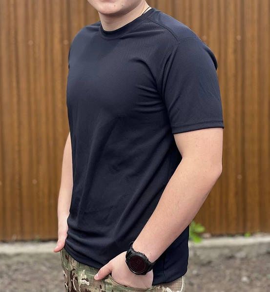 Тактична футболка кулмакс чорна,футболка coolmax!Чорна кулмакс!!!