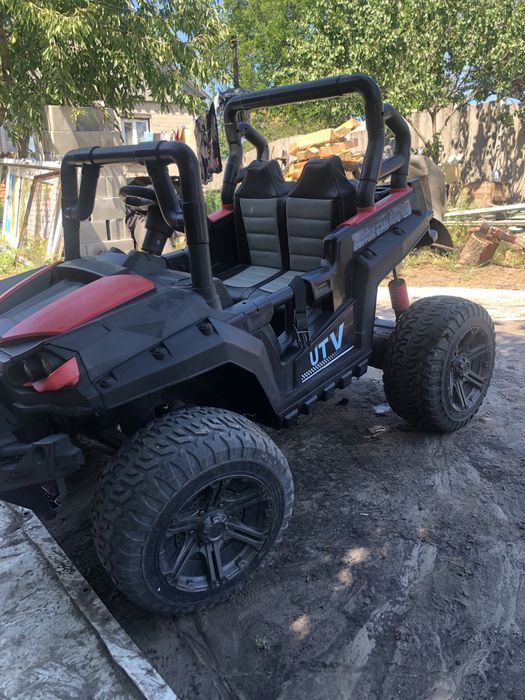 Детский электромобиль M 3983 EBLR-3, Багги с 4 моторами, красный