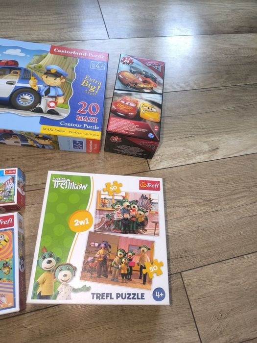 puzzle komplet 6 zestawów