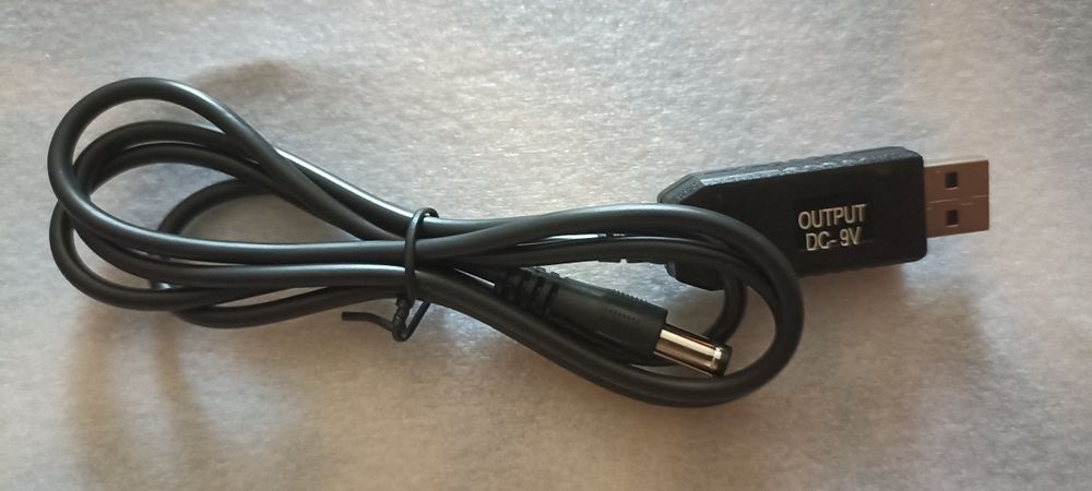 Преобразователь с 5V на 9/12V - для работы без света, Wi-Fi роутера