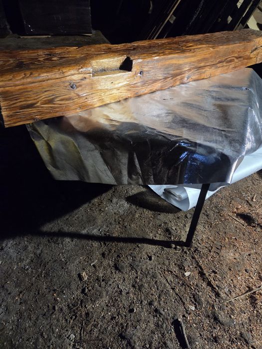 Stara belka do dekoracji