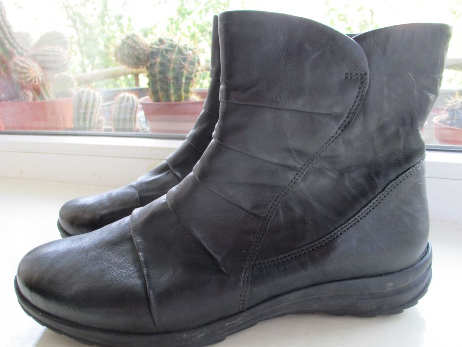 Новые кожаные полусапожки Габор