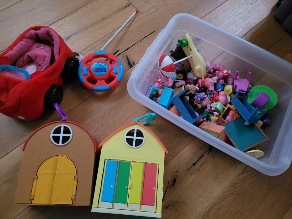 Mega zestaw Świnka Peppa figurki domki