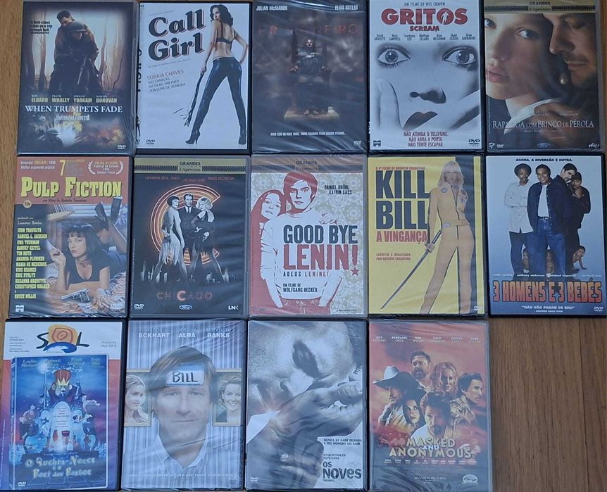 Filmes em DVD selados