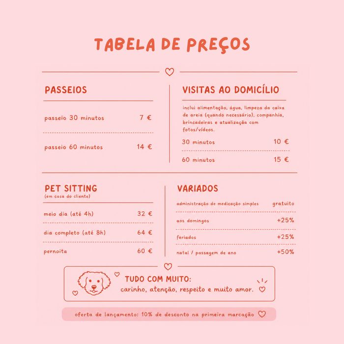 | Pet Sitting, Dog Walking & Visitas ao Domicílio