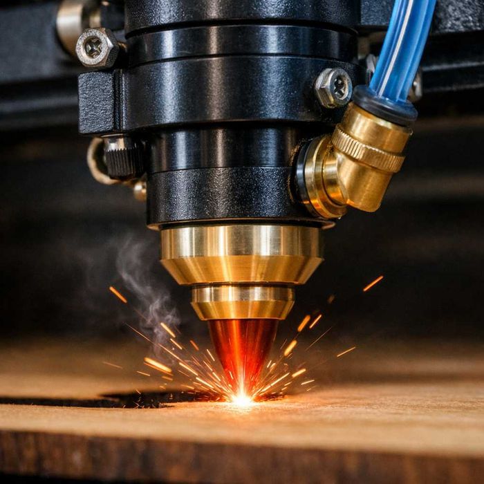 Cięcie laserowe: sklejka, HDF, plexi, guma, stal czarna i nierdzewna