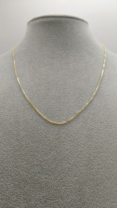 Złoty Łańcuszek Lisi Ogon 45cm Pr.585 Nowy Zapraszamy