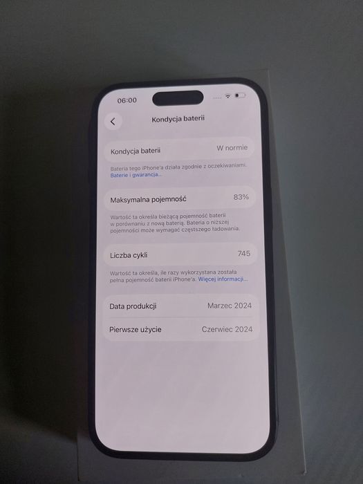 iPhone 15 + pełny zestaw
