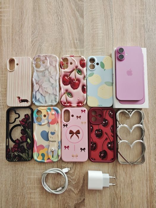 iPhone 16 różowy stan idealny