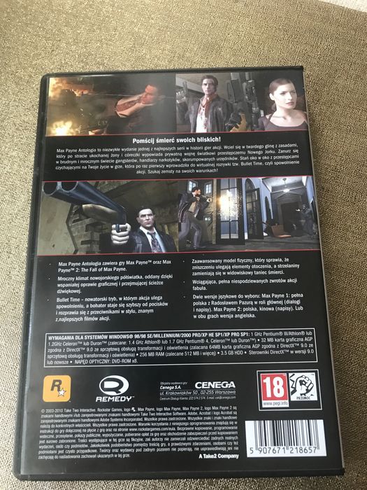 Gra PC DVD- ROM Max Payne 2