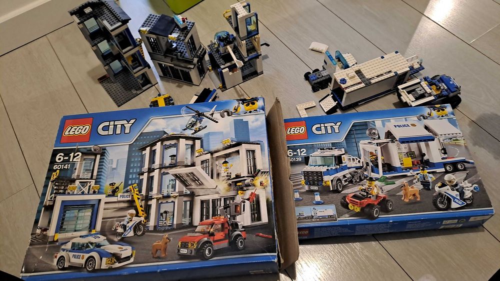 Lego city komisariat  + wóz policyjny