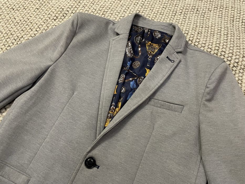 Піджак кежуал сірий на хлопця (розмір 158)