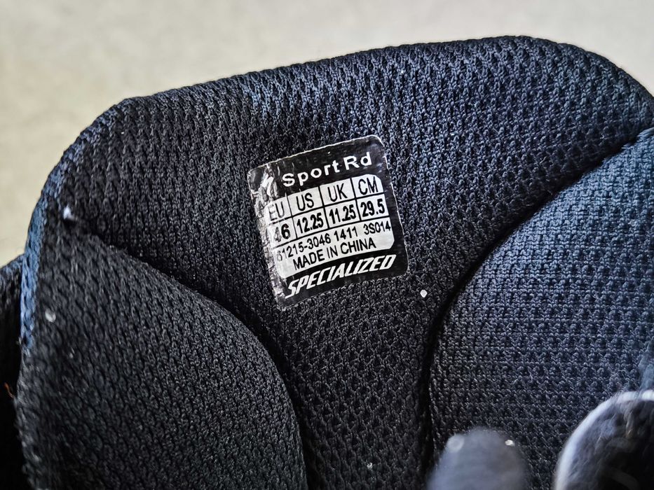 Велотуфли Specialized SPORT RD, шоссе, р. 46 (стелька 29,5 см)