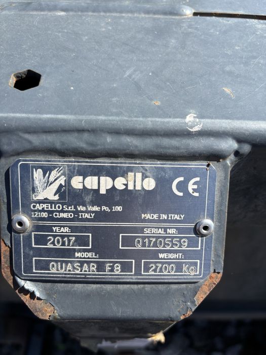 Жниварка кукурудзяна Capello Quasar F8