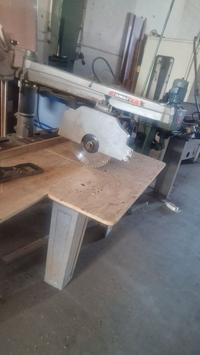 Serra radial dewalt maquina em estado bom maquinas de carpintaria