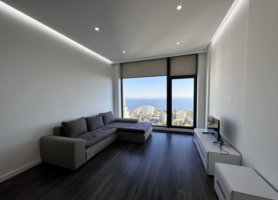 Новая 2комн с кухней студией на Французском бульваре, ПАНОРАМА МОРЯ