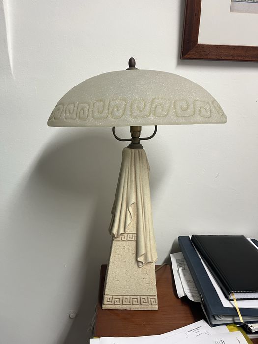 Candeiro de PORCELANA e pedra